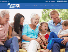 Tablet Screenshot of northeasthearing.com